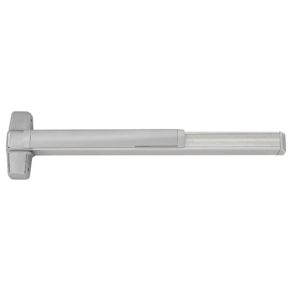 Grade 1 Concealed Vertical Rod Exit Bar for Wood Doors, 36-in Device, Fire Rated, Exit Only, Less Bo